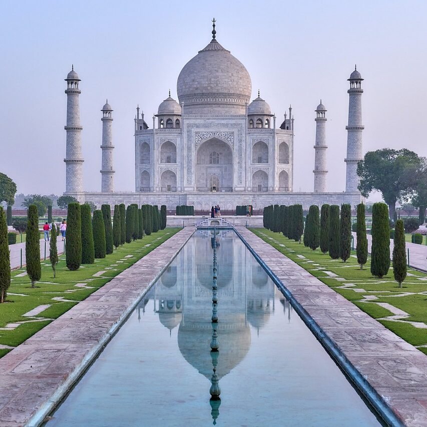cultural tourism, taj mahal, garden, nature, very beautiful