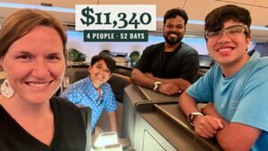 Family of four around the world trip on points for $11,340